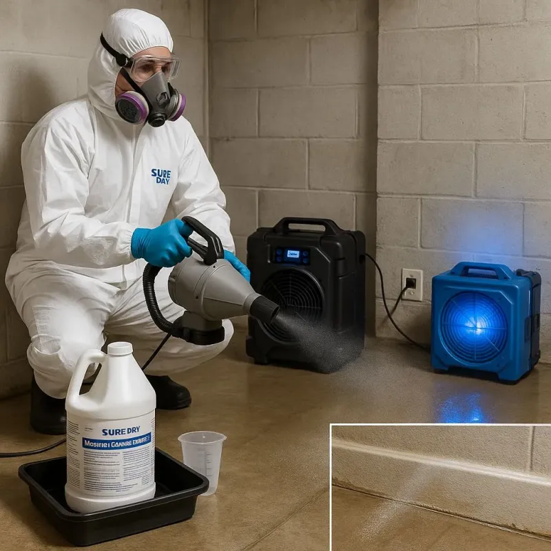 Sanitization and Odor Removal process in Lyndon, VT